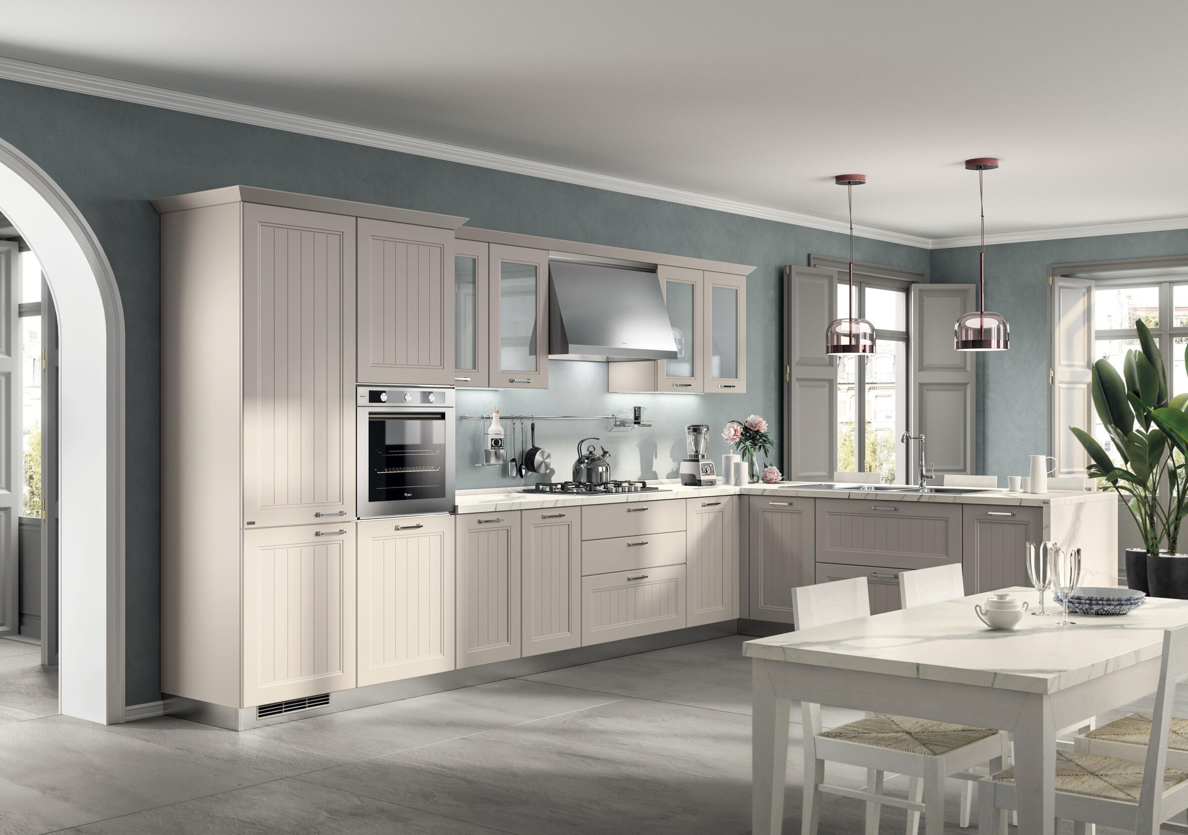 Scavolini Colony kitchen with a Statuario laminate worktop