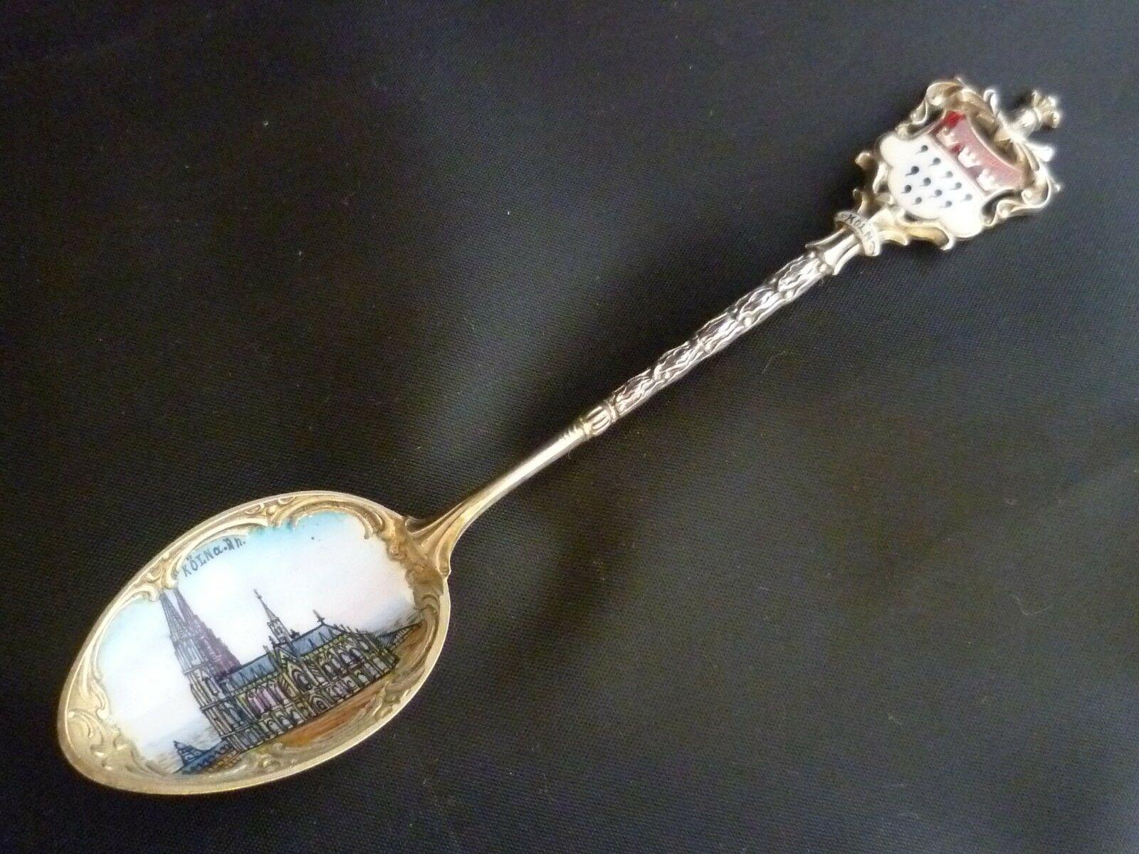 Enamel on sale spoons antique