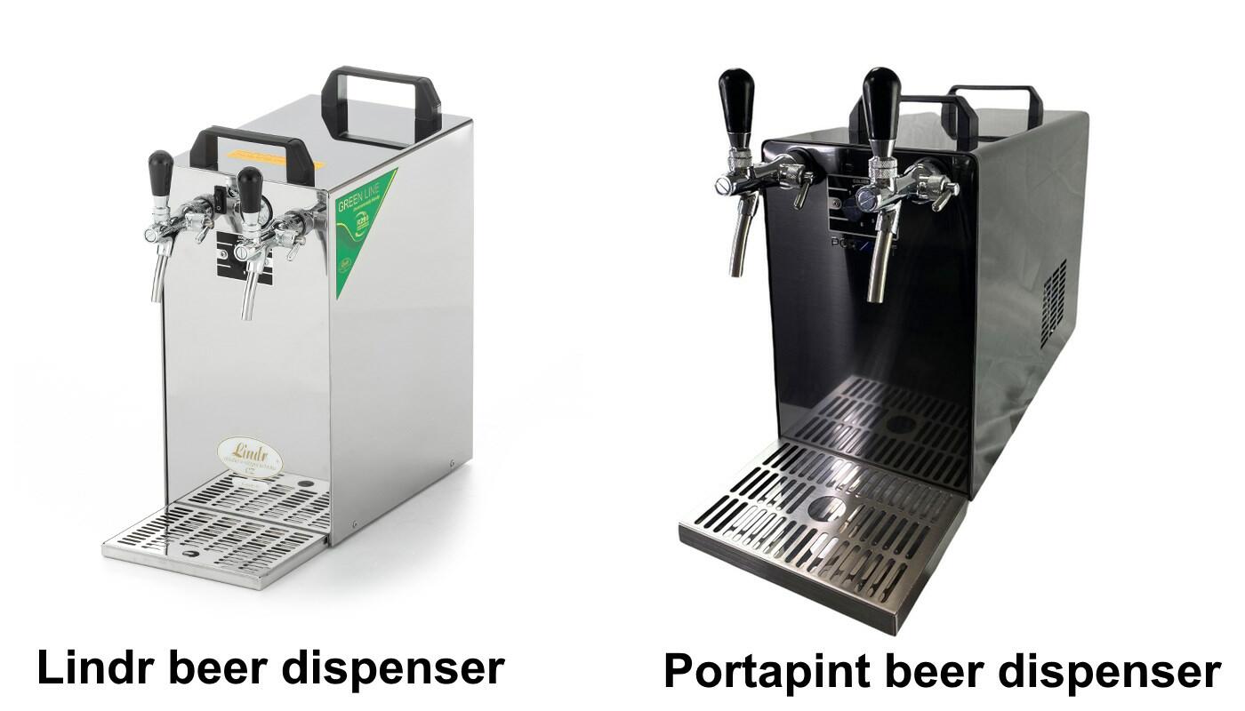 Lindr and Portapint beer machines