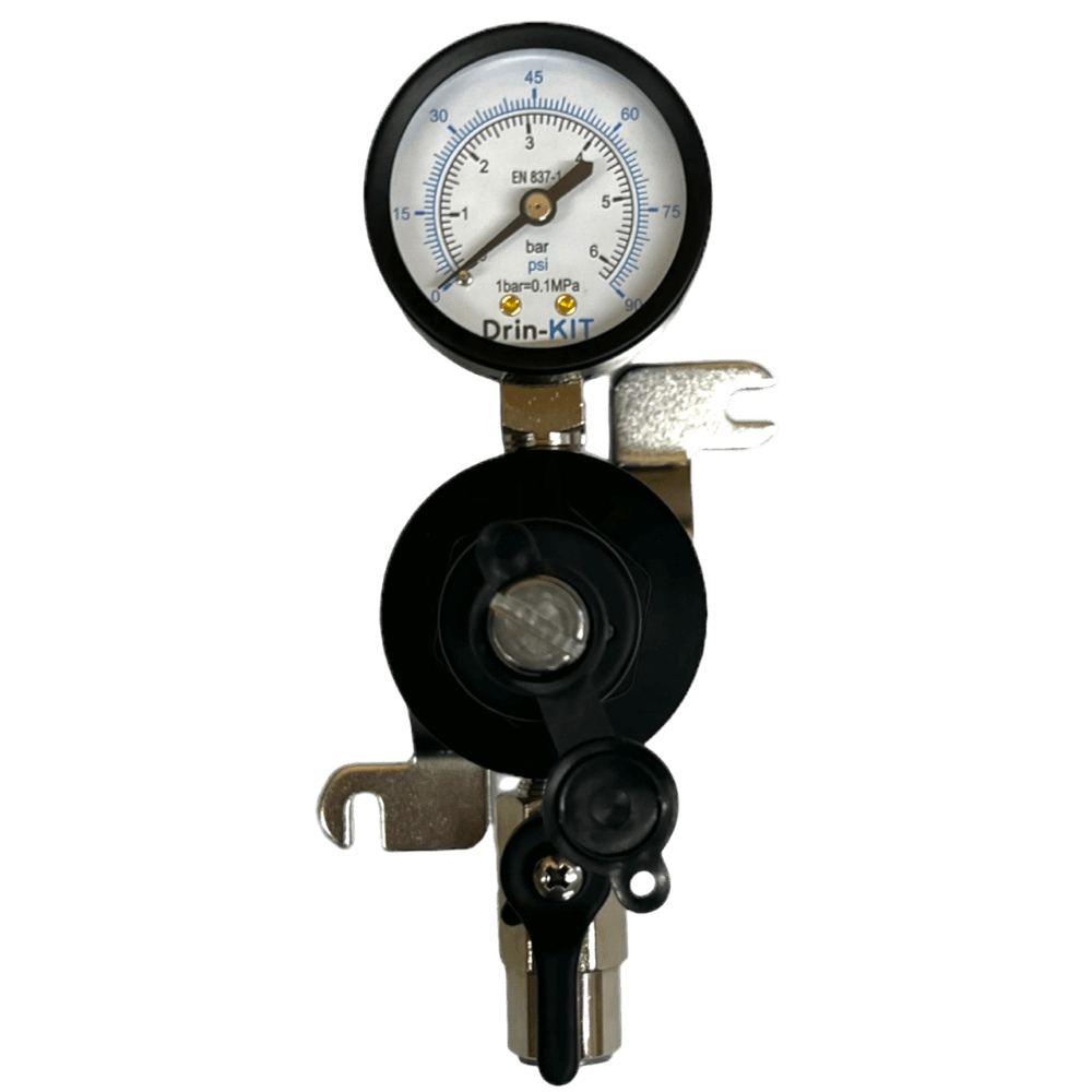 Secondary beer gas regulator valve