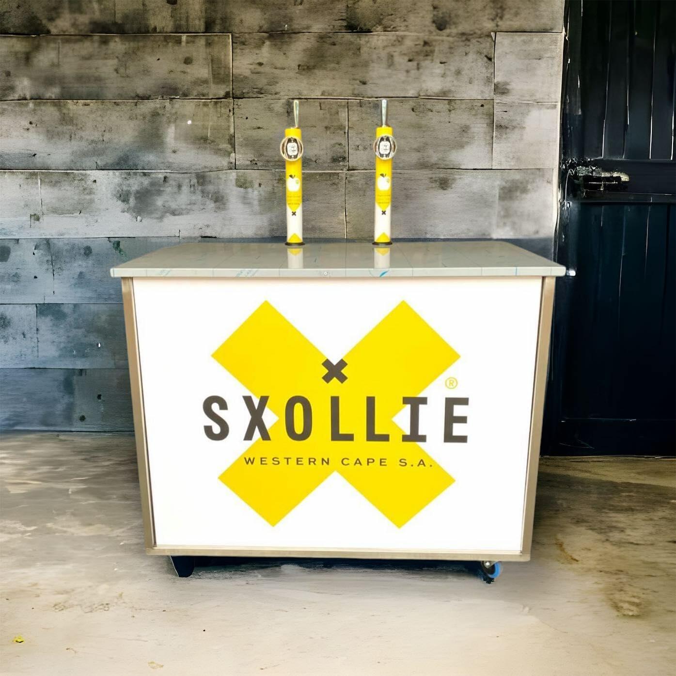 Sxollie Cider custom built mobile bar