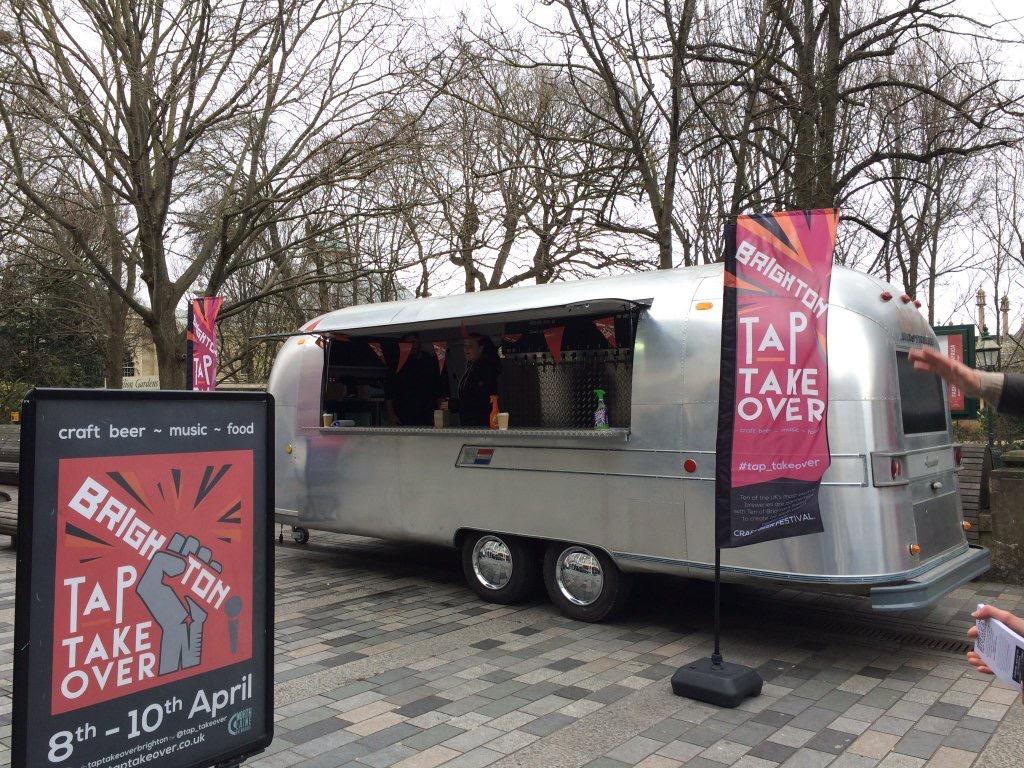 Airstream caravan mobile bar conversion