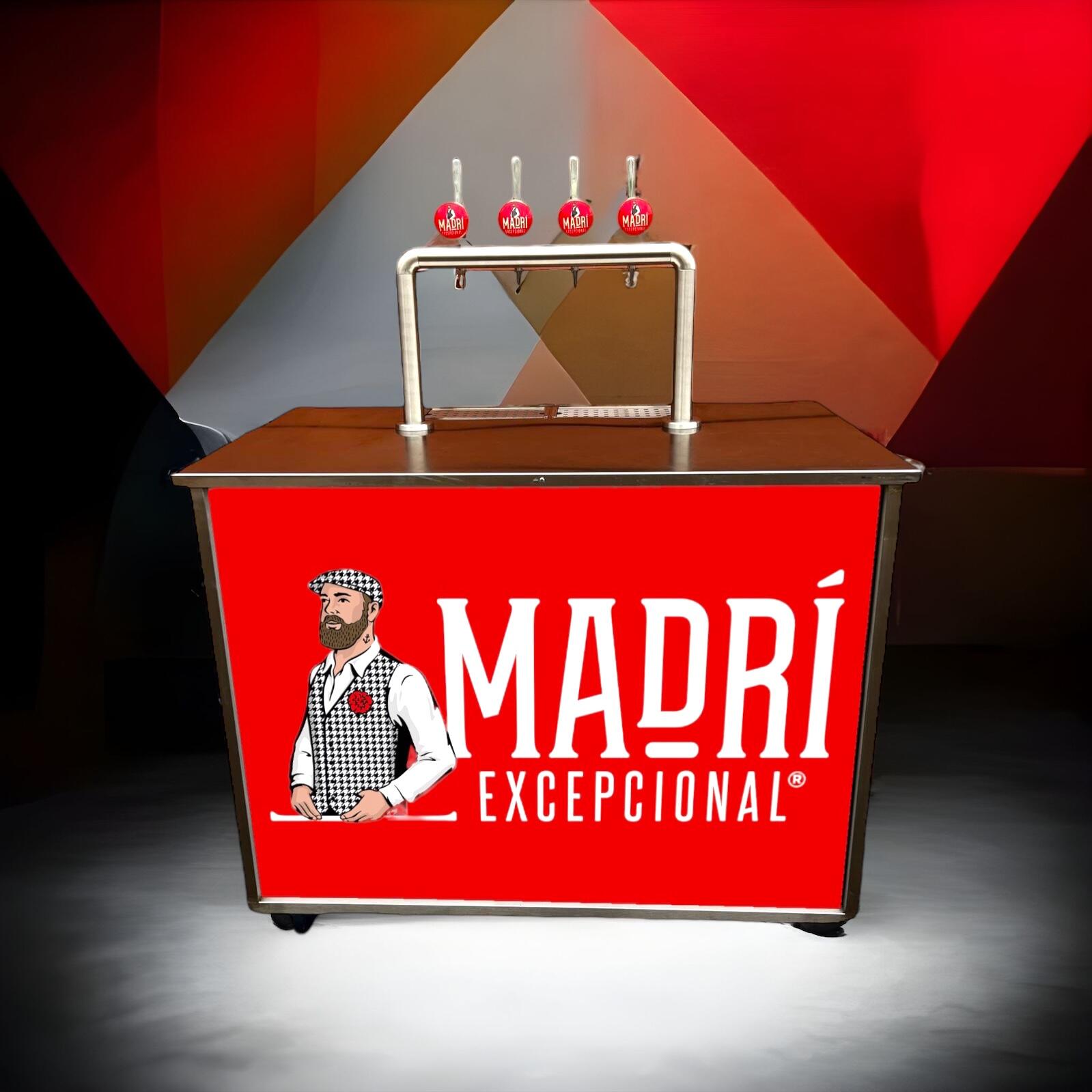 Madri Mobile bar on Wheels