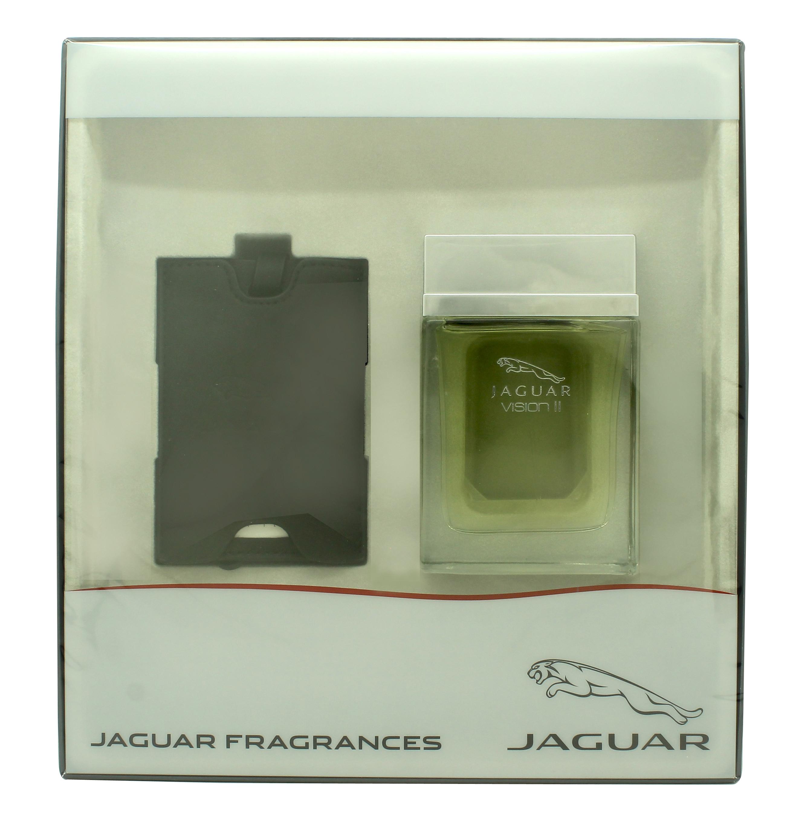 Jaguar Vision II Gift Set 100ml EDT Spray + Luggage Tag