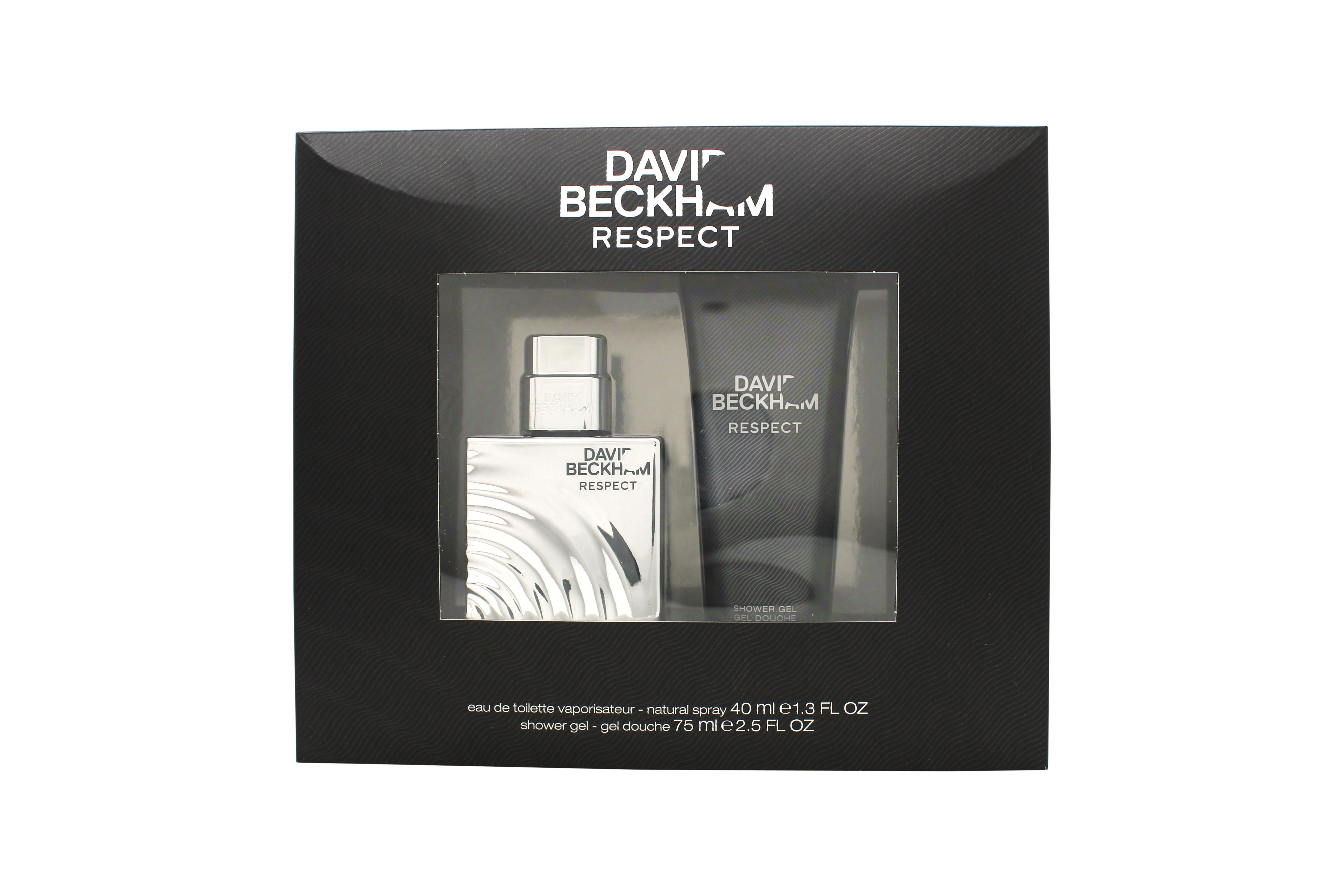 David Beckham Respect Gift Set 40ml EDT + 75ml Shower Gel