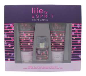 Esprit Night Light Gift Set 15ml EDT + 75ml Shower Gel + 75ml Body Lotion