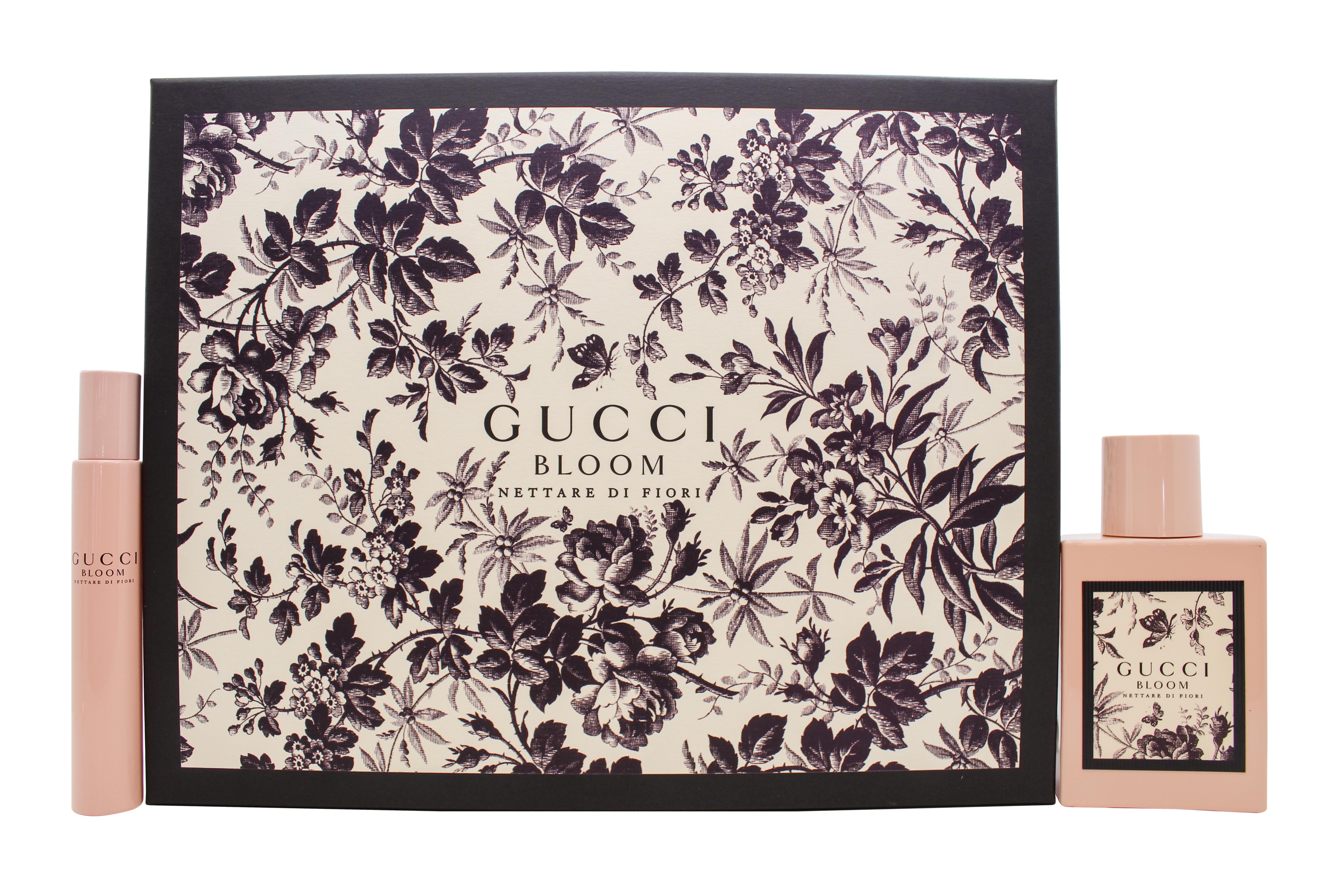 Gucci Bloom Nettare Di Fiori Gift Set 50ml EDP + 7.4ml EDP Rollerball