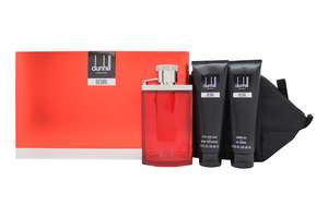 Dunhill Desire Gift Set 100ml EDT + 90ml Shower Gel + 90ml Aftershave Balm + Bag