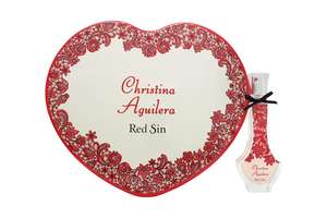 Christina Aguilera Red Sin Gift Set 30ml EDP + Tin Heart Box