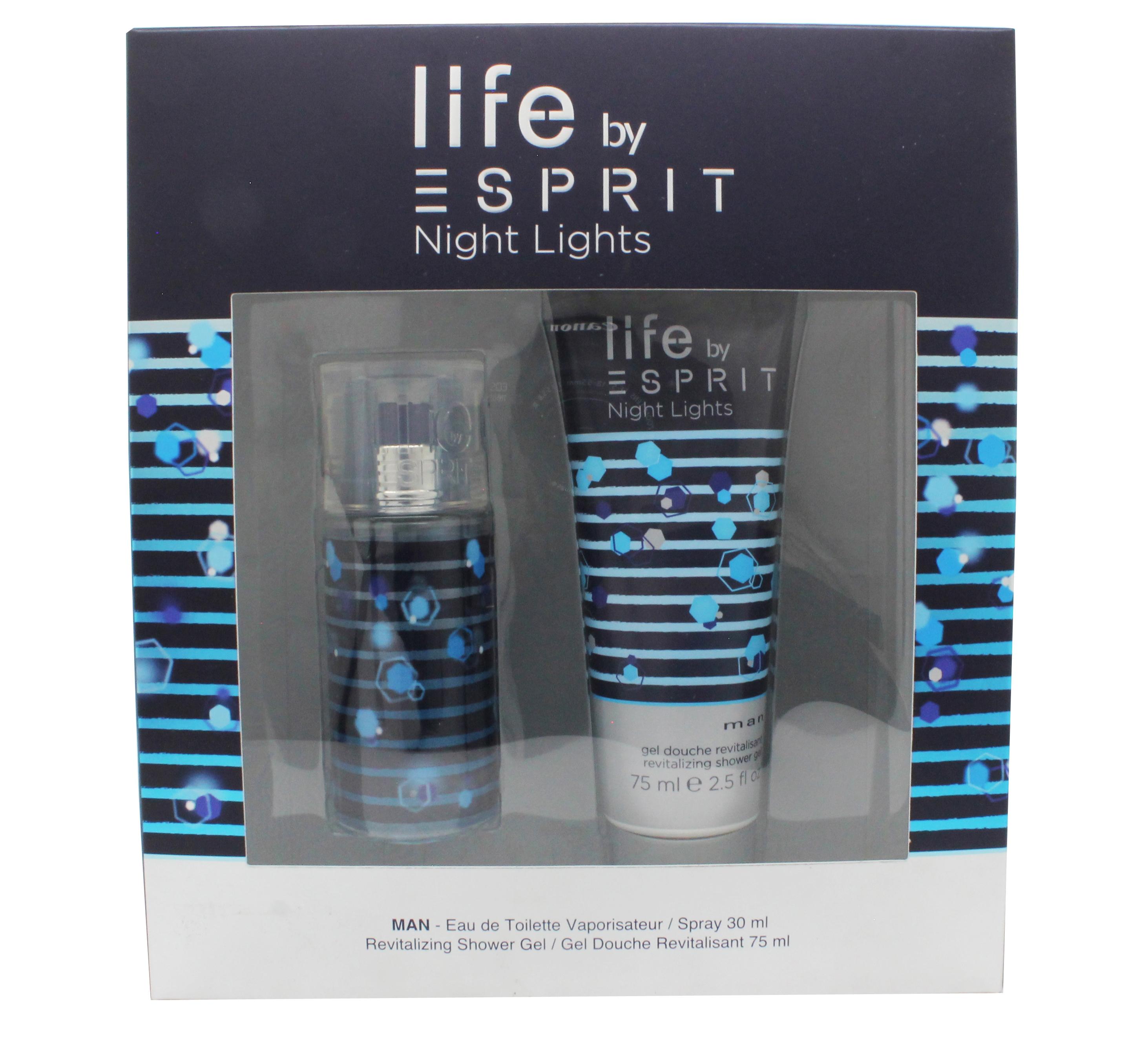 Esprit Night Lights Man Gift Set 30ml EDT + 75ml Shower Gel