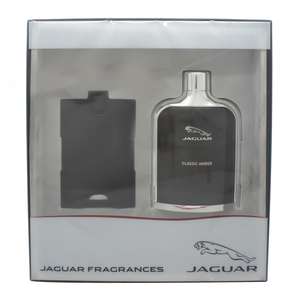 Jaguar Classic Amber Gift Set 100ml EDT + Luggage Tag