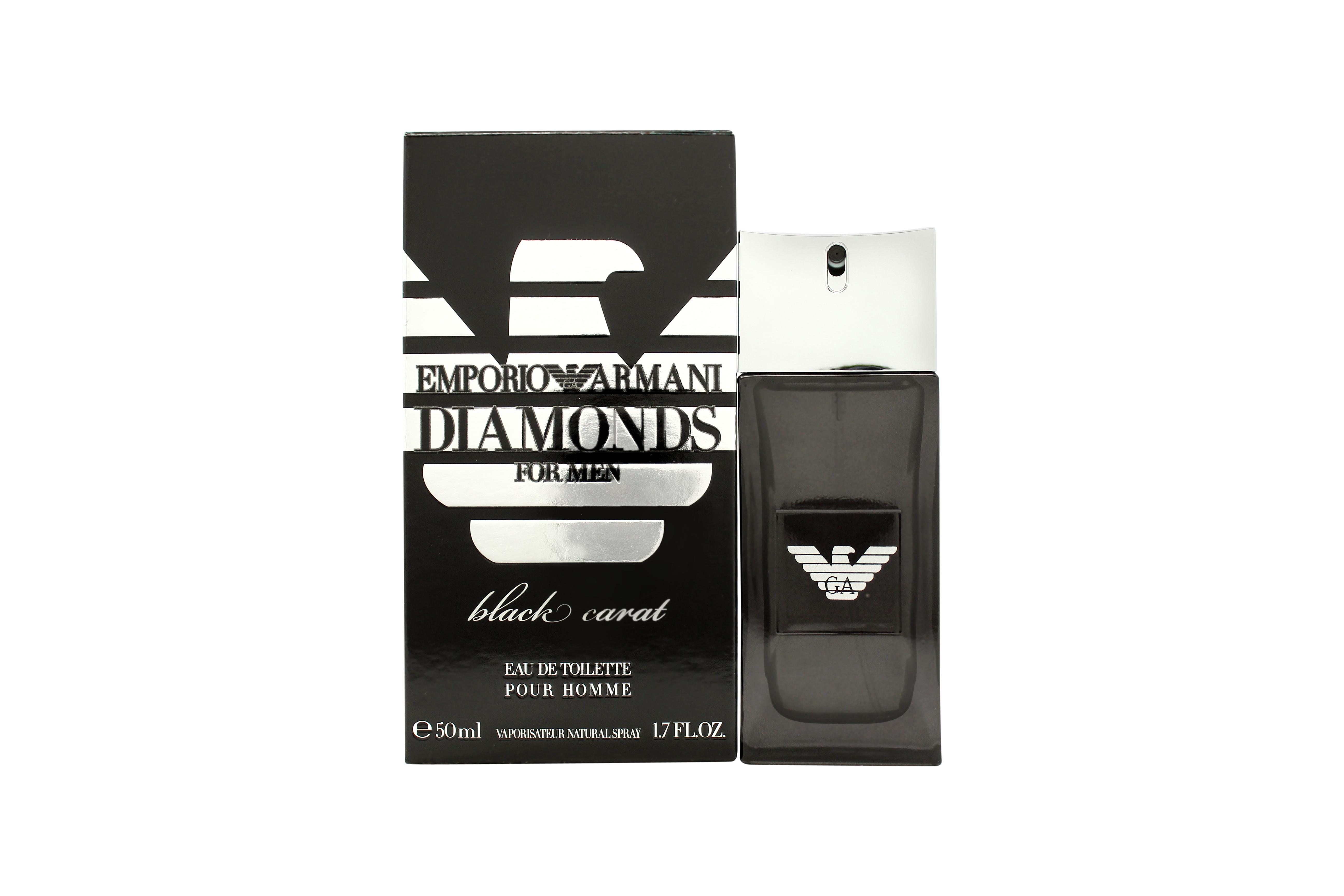 Giorgio Armani Emporio Diamonds Black Carat for Men Eau de Toilette 50ml Spray