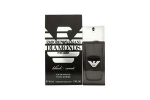 Giorgio Armani Emporio Diamonds Black Carat for Men Eau de Toilette 50ml Spray