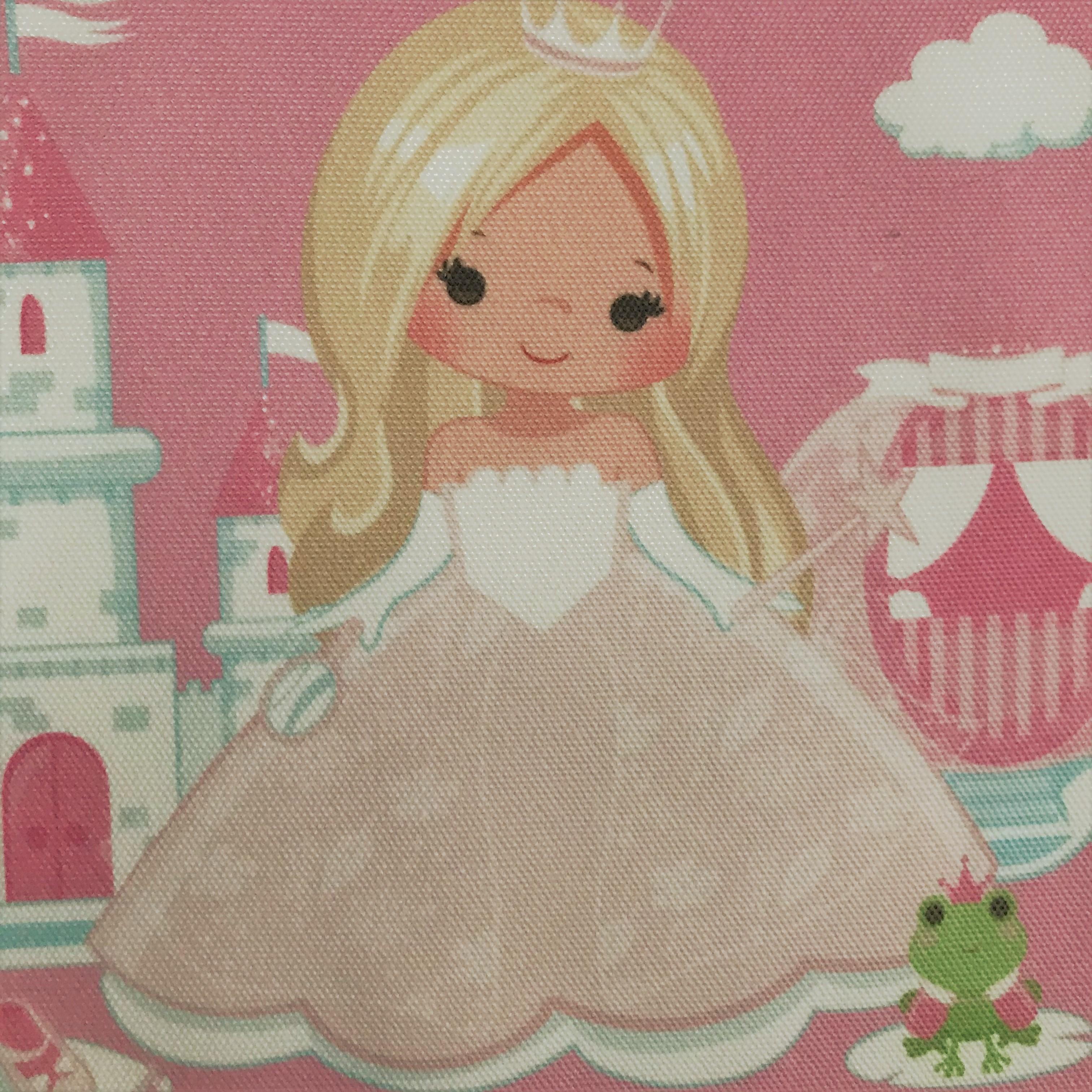 Princess Cushion Personalised Gift For Girl,Pink Bedroom,Girls Bedrrom Accessory.Blonde or Dark Hair