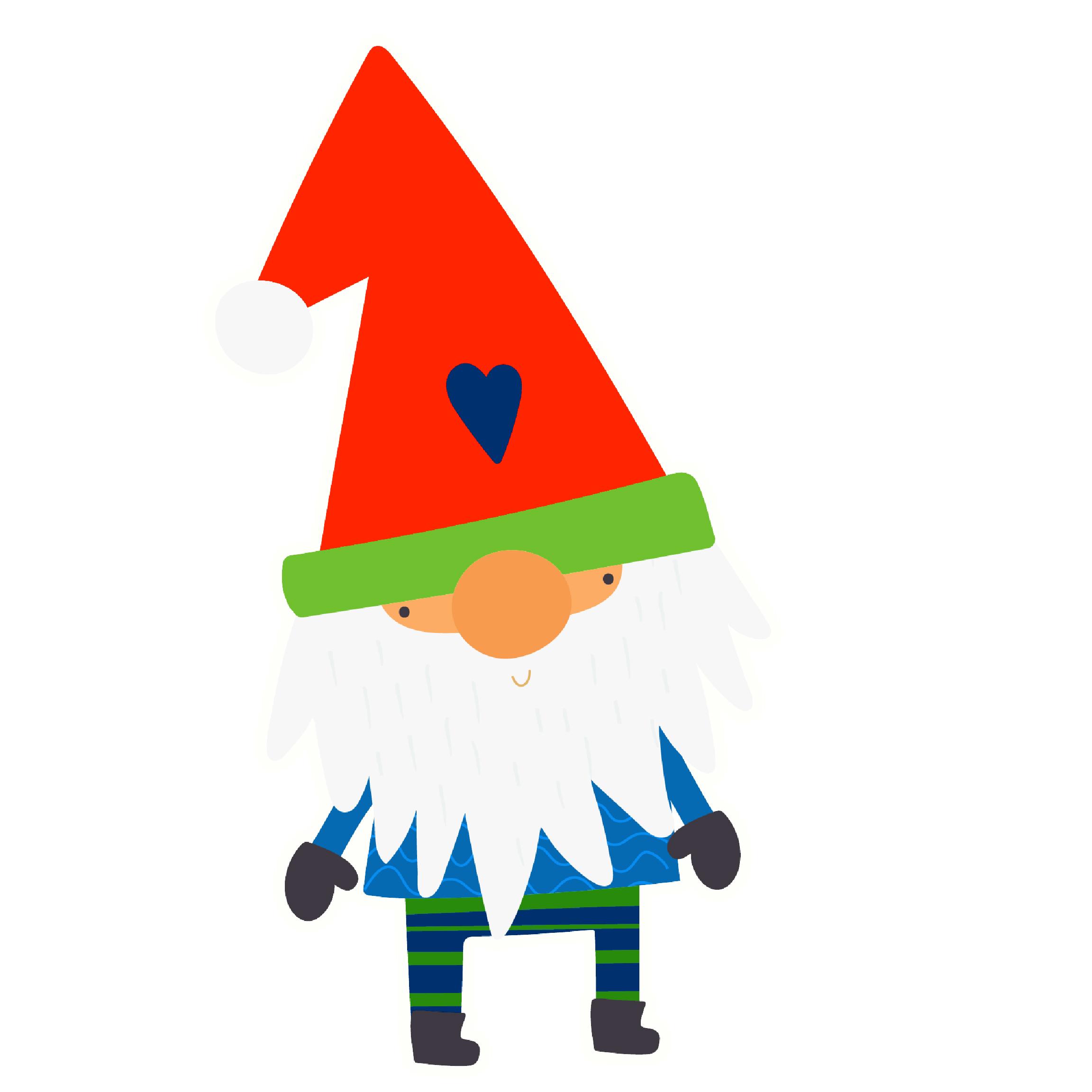 Christmas Gnomes Bunting,Christmas Garland,Christmas Decoration,Scandi Christmas,Elves,Gonks,3metres long