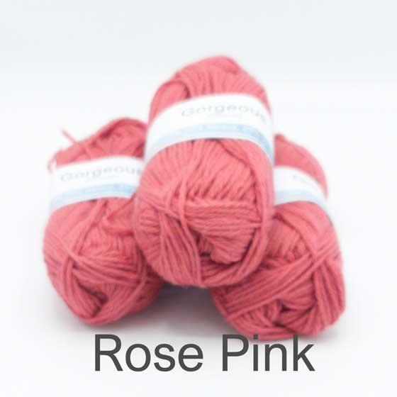 Rose Pink alpaca yarn
