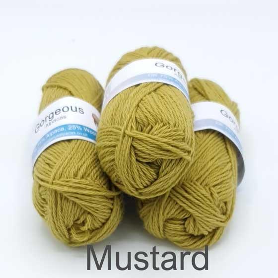 Mustard Alpaca Yarn