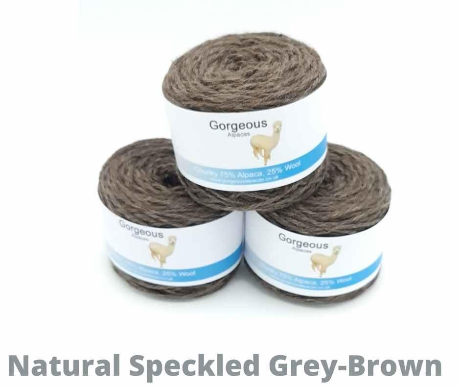 Yarn Grey Brown