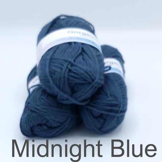 Midnight Blue Alpaca Yarn