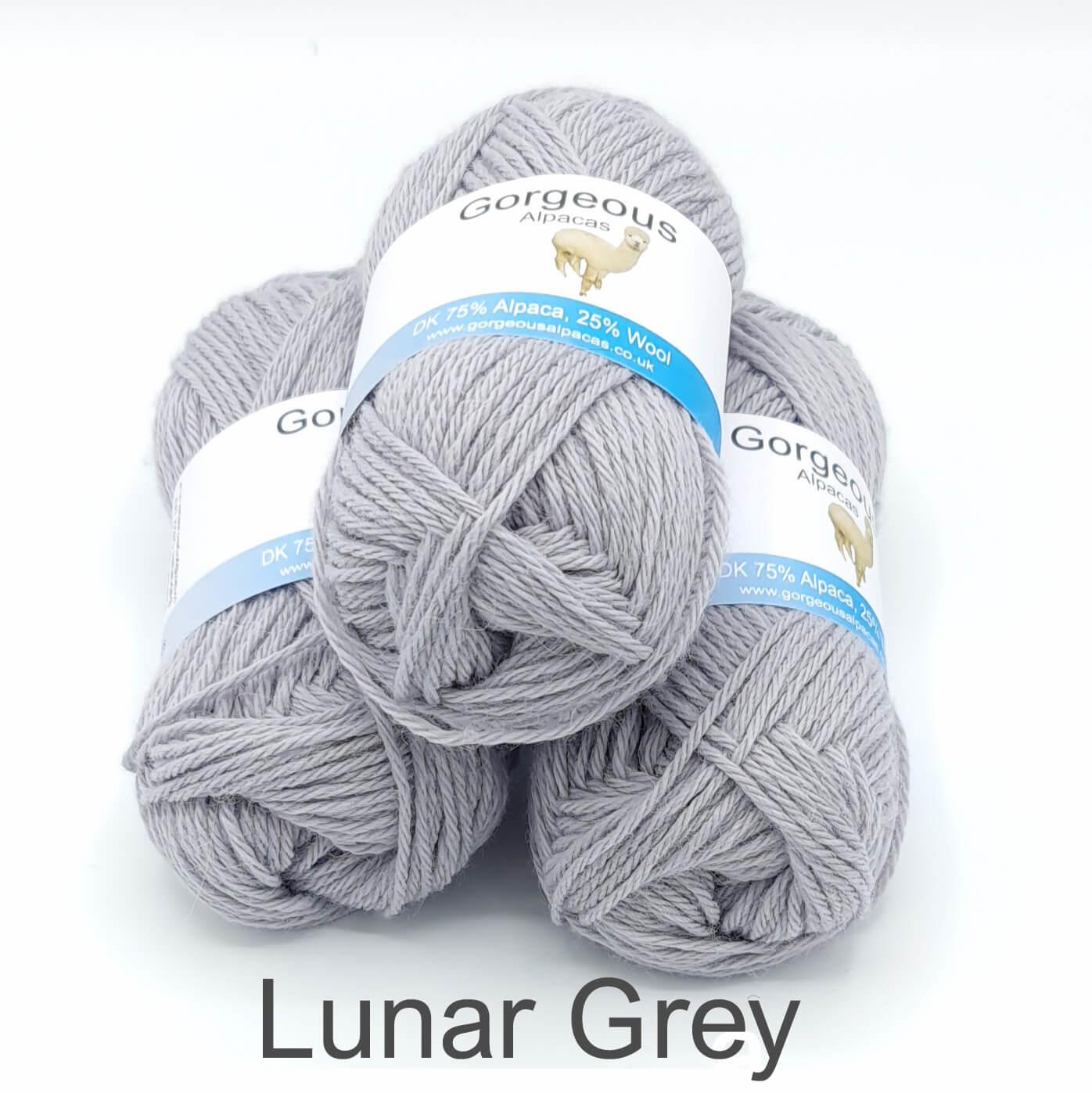 Lunar Grey Alpaca Yarn