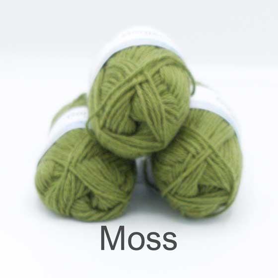 Moss alpaca yarn