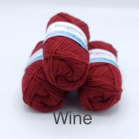 Wine Alpaca Yarn