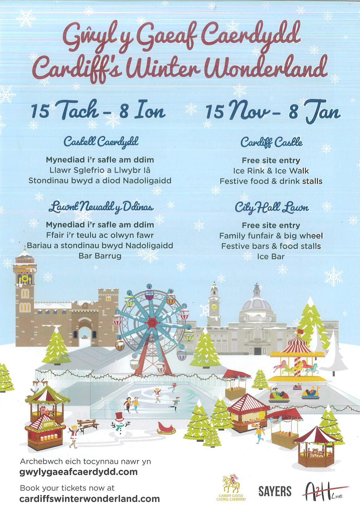 Cardiff Winter Wonderland 15th November 2022 8th January 2023