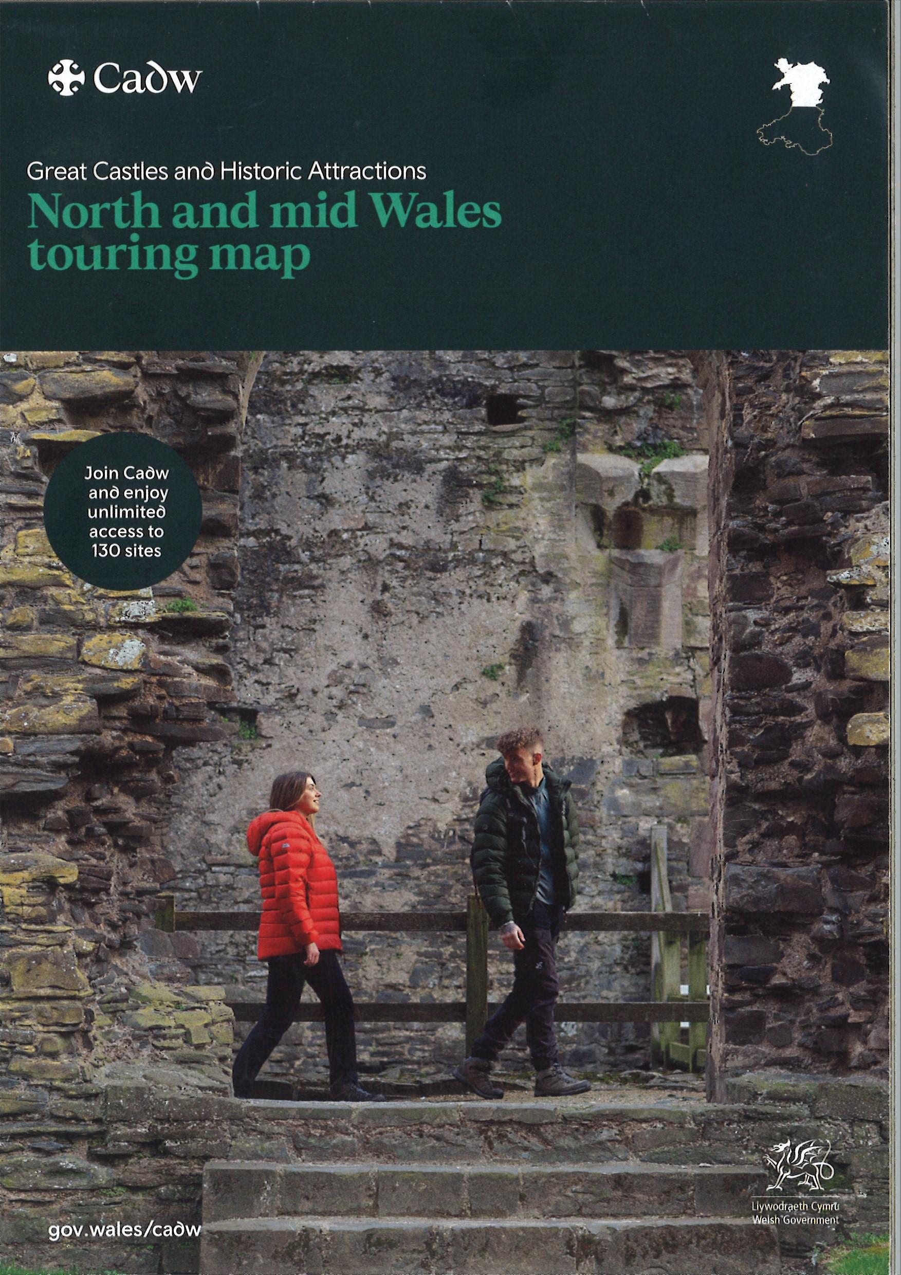 Cadw - North + Mid Touring Map 2022