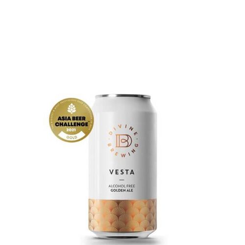 Divine Brewing Co Vesta Golden Ale - Alcohol Free 0.5% Can 440ml