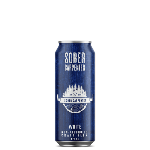 Sober Carpenter Alcohol Free White Beer from Canada
