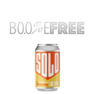 *** BB 31/01/22 *** West Berkshire Solo Peach Ale - Alcohol Free 0.5% Can 330ml
