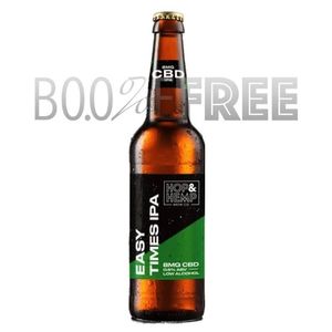 Hop & Hemp Easy Times IPA - Alcohol Free 0.5% Bottle 330ml