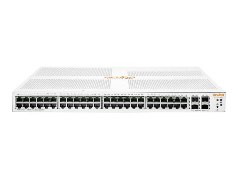 HPE Aruba Instant On 1930 48G 4SFP/SFP+ Switch - switch - 48 ports - Managed - rack-mountable
