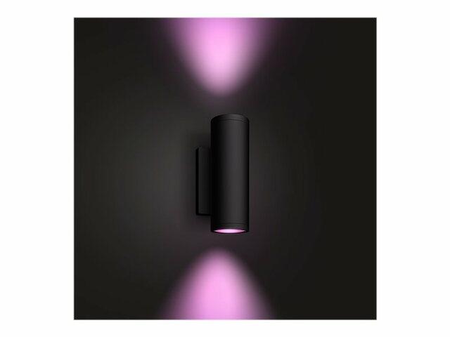 Philips Hue White and Colour Ambiance Appear Wall Light (Black)