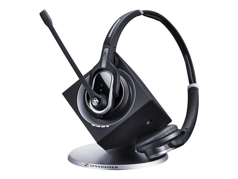 headset on stand angled