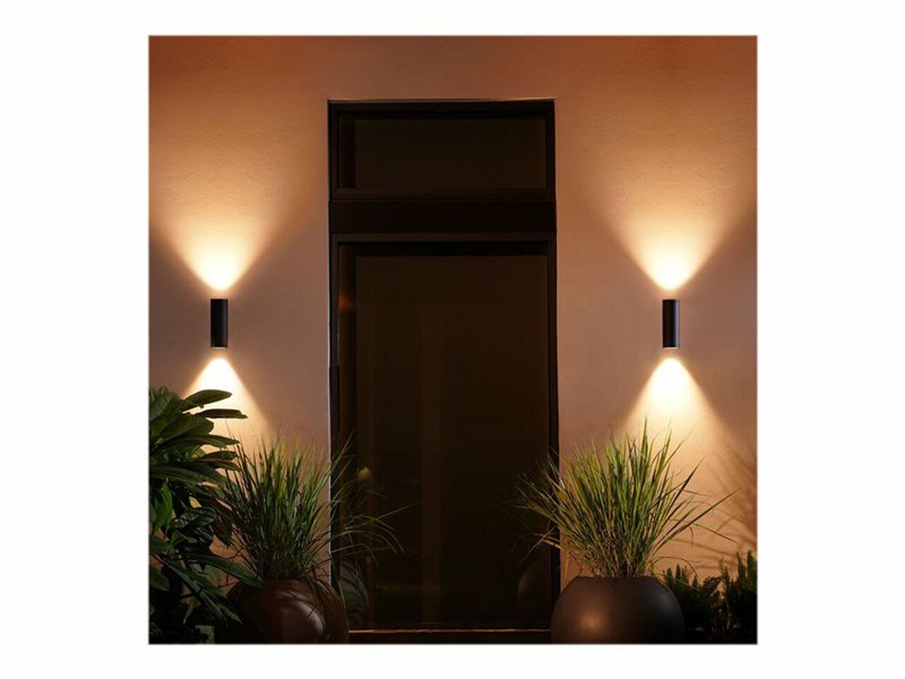 Philips Hue White and Colour Ambiance Appear Wall Light (Black)