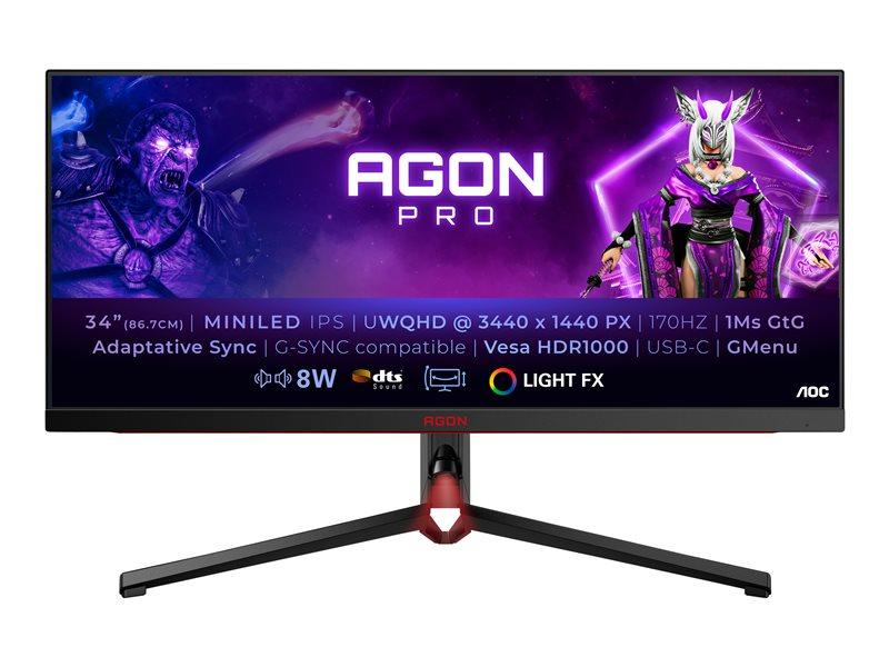 AOC Gaming AG344UXM - AGON Series - LED monitor - 34"- HDR