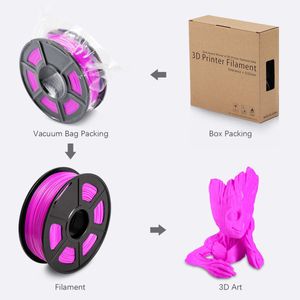 SUNLU PLA Fuchsia Filament 1.75mm 3D Printer Filament 1kg