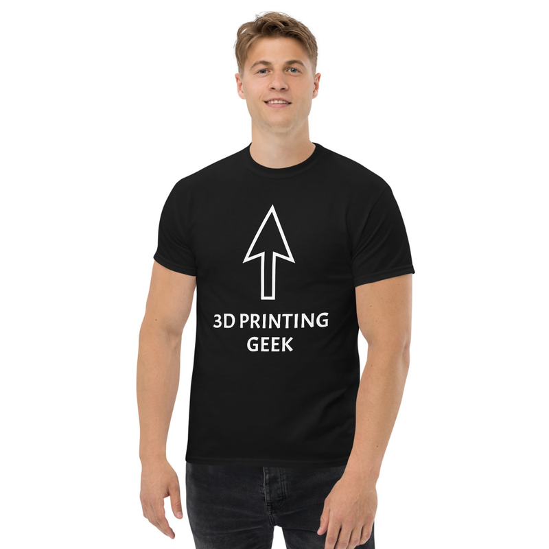 3D PRINTING GEEK - Men's heavyweight T-Shirt
