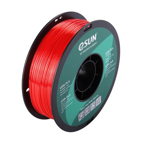 eSUN eSilk PLA Red Filament 1.75mm 3D Printer Silk Filament 1kg