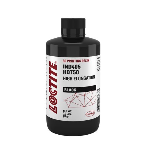 Loctite IND405, HDT50 High Elongation 3D Printing Resin Black