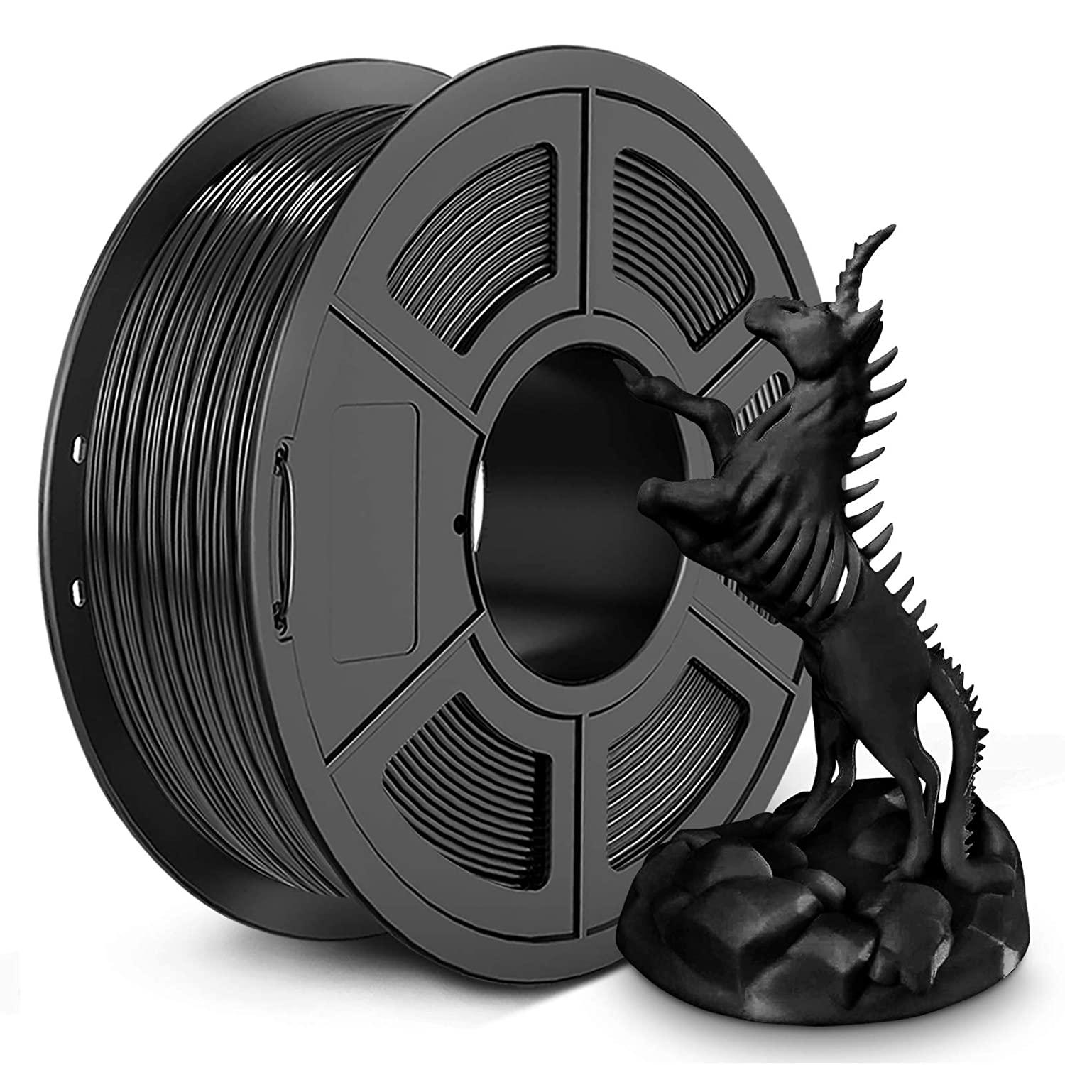 SUNLU ASA black Filament 175mm 3D Printer Filament 1kg