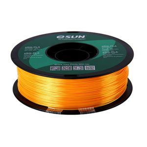eSUN eSilk PLA Dark Yellow Filament 1.75mm 3D Printer Silk Filament 1kg