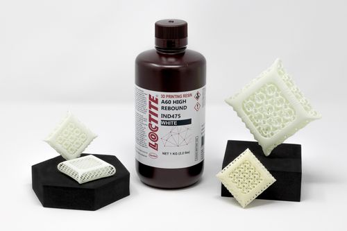 Loctite IND475, A60 High Rebound 3D Printing Resin White