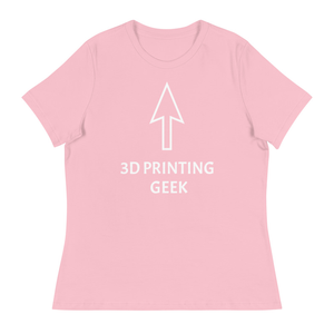3D PRINTING GEEK - Women's Relaxed T-Shirt
