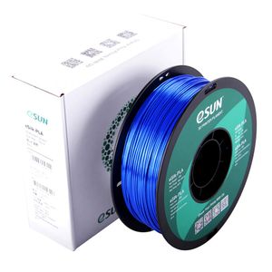 eSUN eSilk PLA Blue Filament 1.75mm 3D Printer Silk Filament 1kg