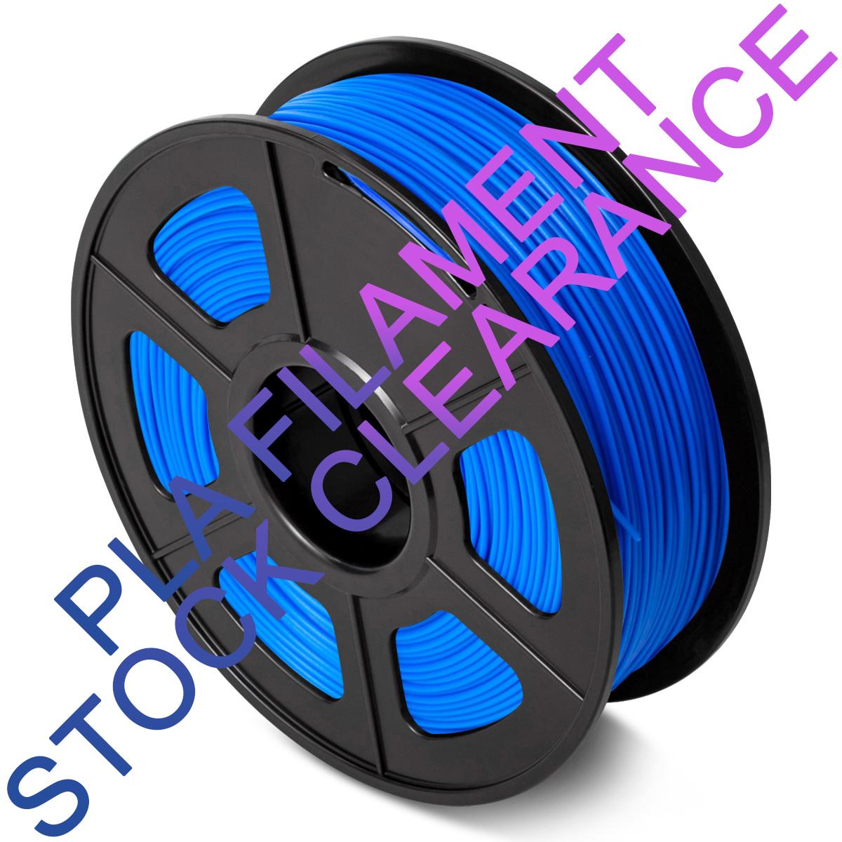 Clearance PLA Blue Filament 1.75mm 3D Printer Filament 1kg