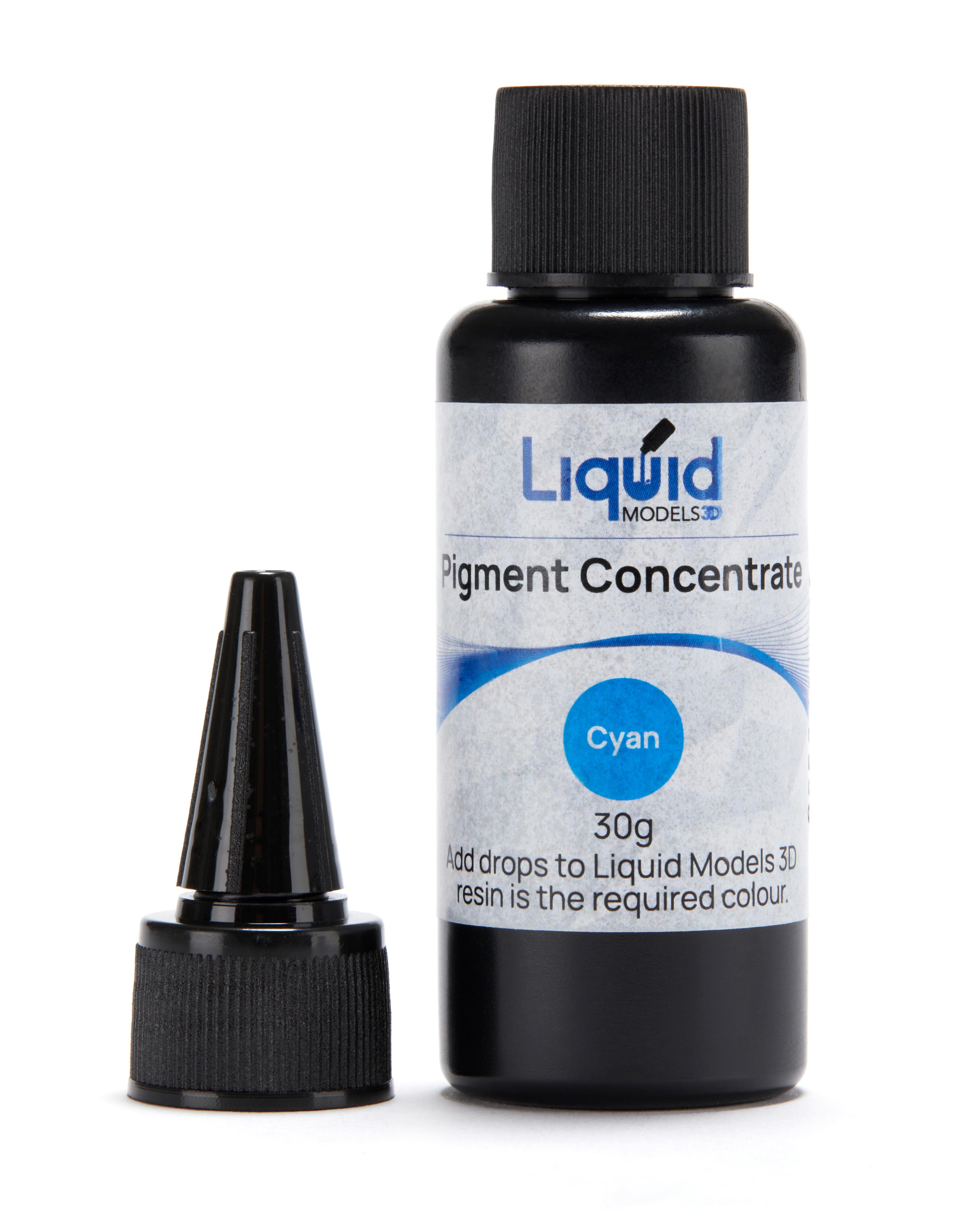 Liquid Models 3D CMYK pigment Kit  (4 x30mls) 405nm