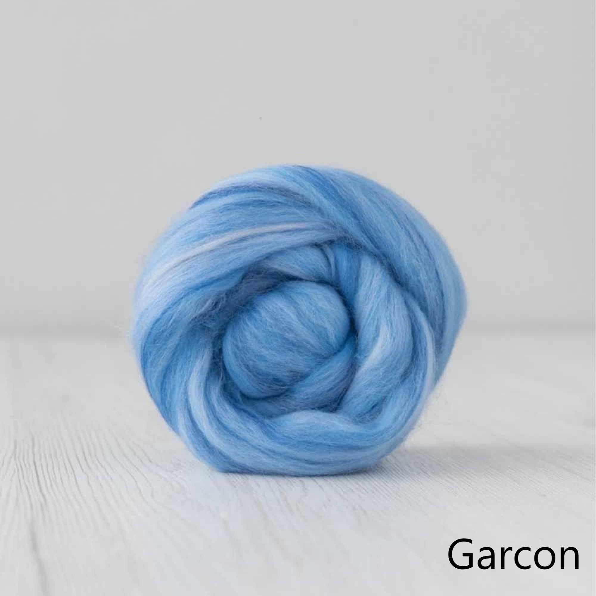 Garcon Merino and Silk Roving