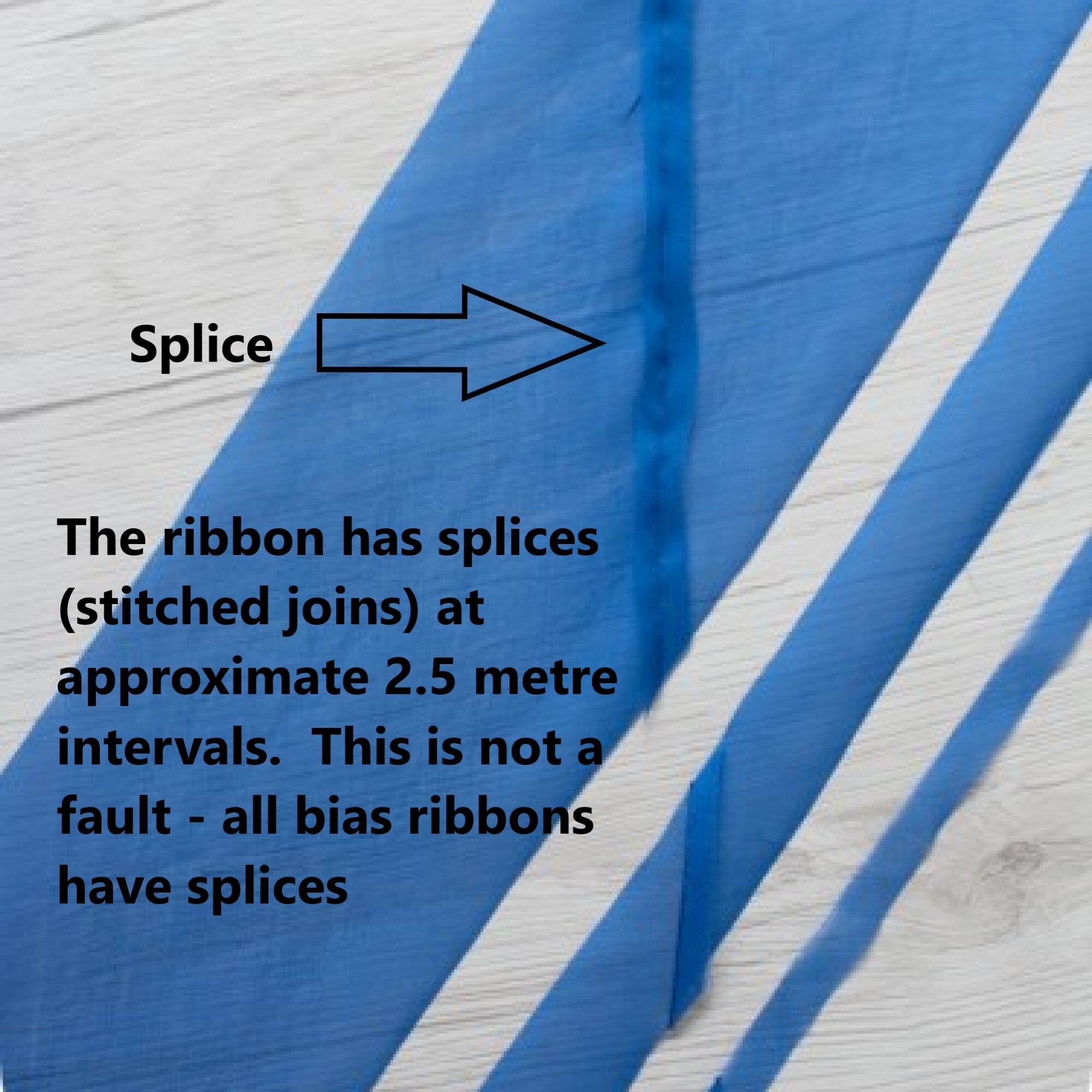 Joining Splice on Chiffon Ribbon